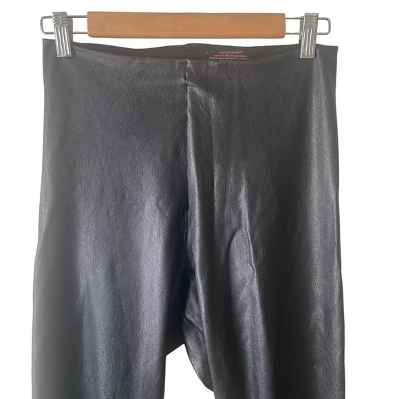 Commando Faux Leather Legging In Black Size Large Petite - Picture 3 of 10